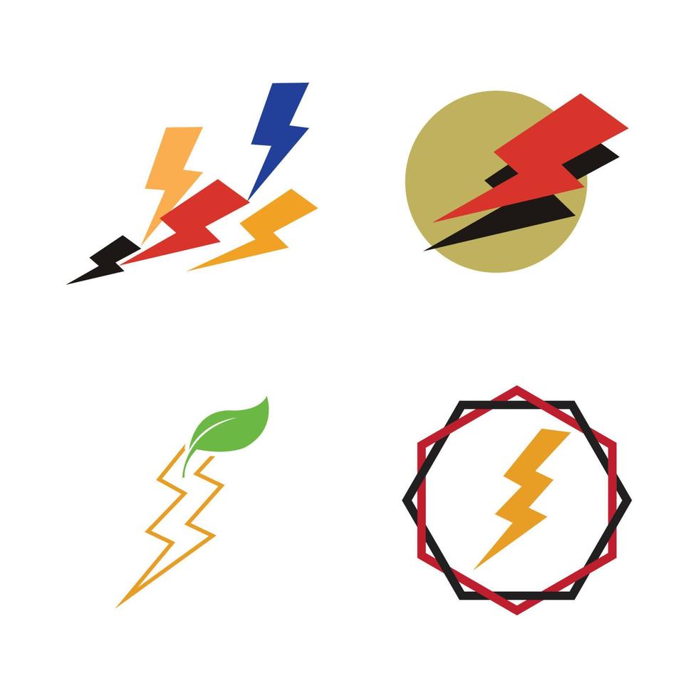 lightning bolt logo vector