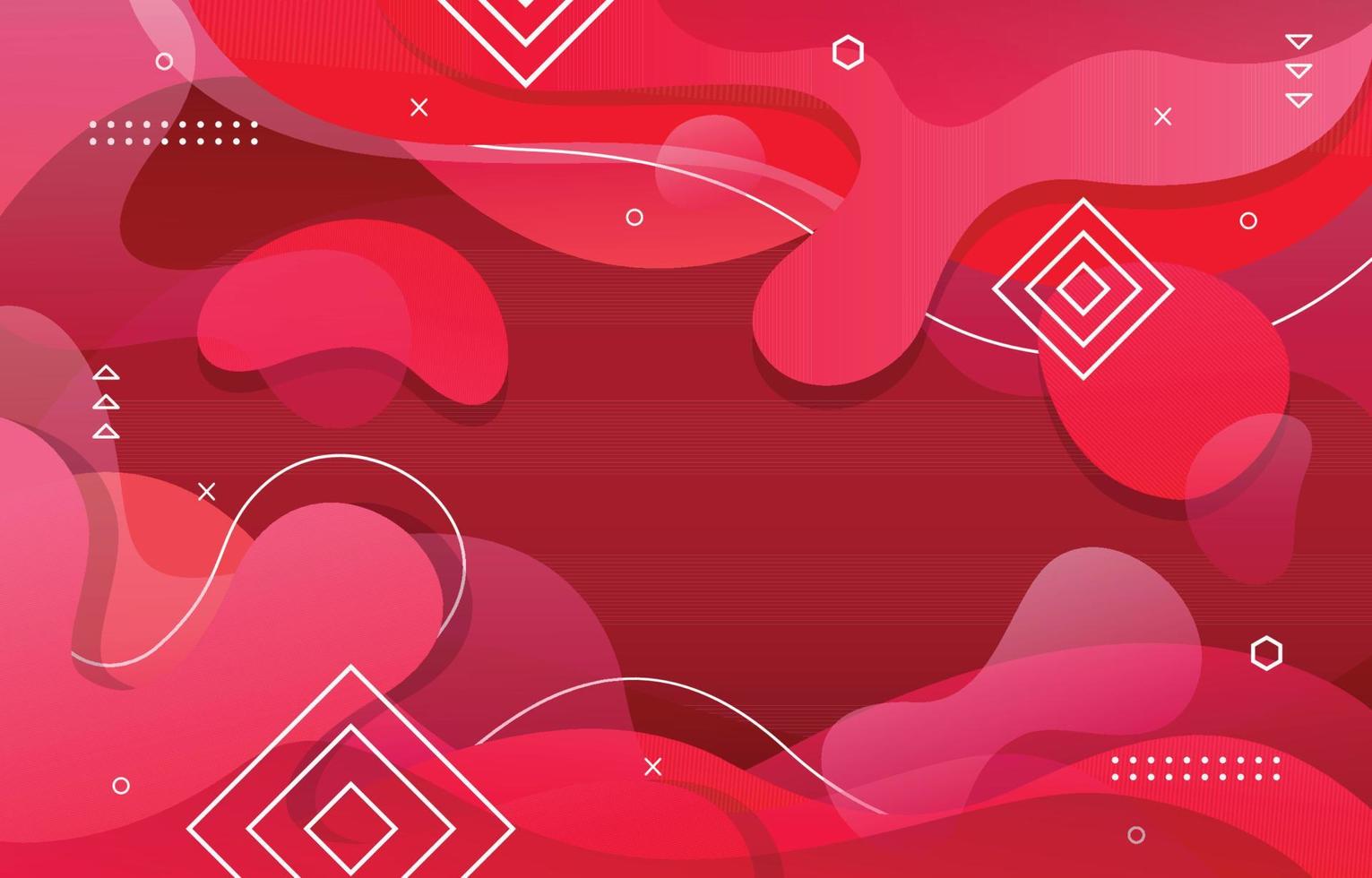 Red Abstract Concept Background vector