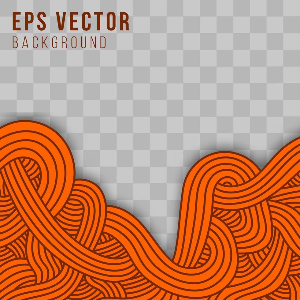 Orange social media template abstract background square editable with wavy lines effect. can use for social media feed post, web, site, website wave backgrounds vector