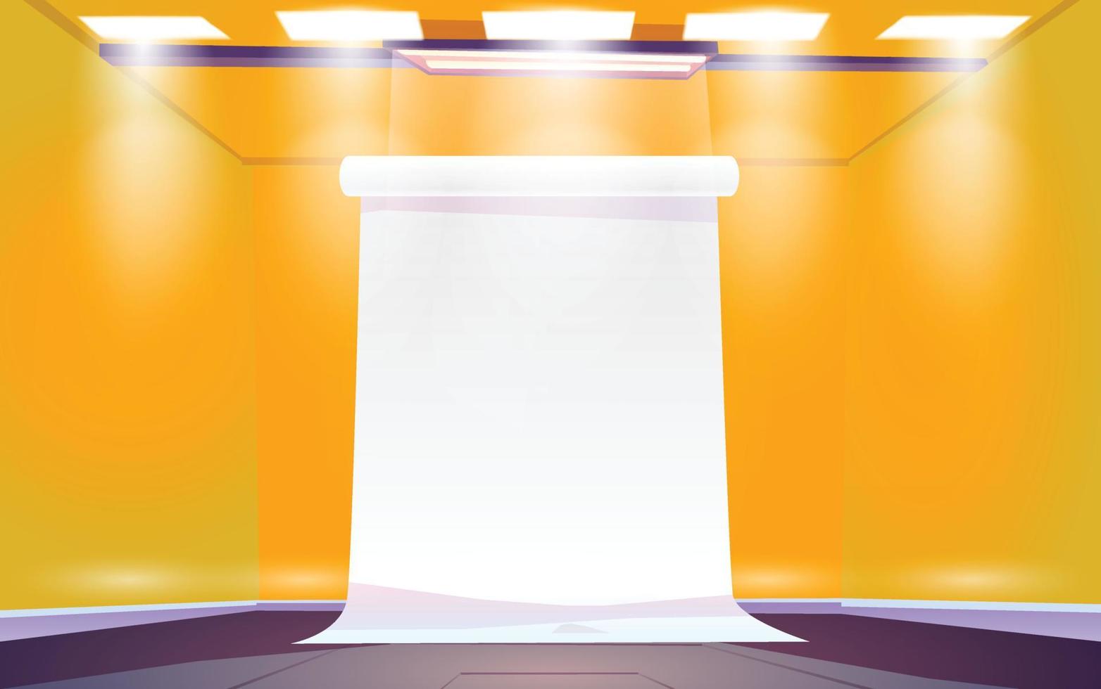 orange studio background high quality vector