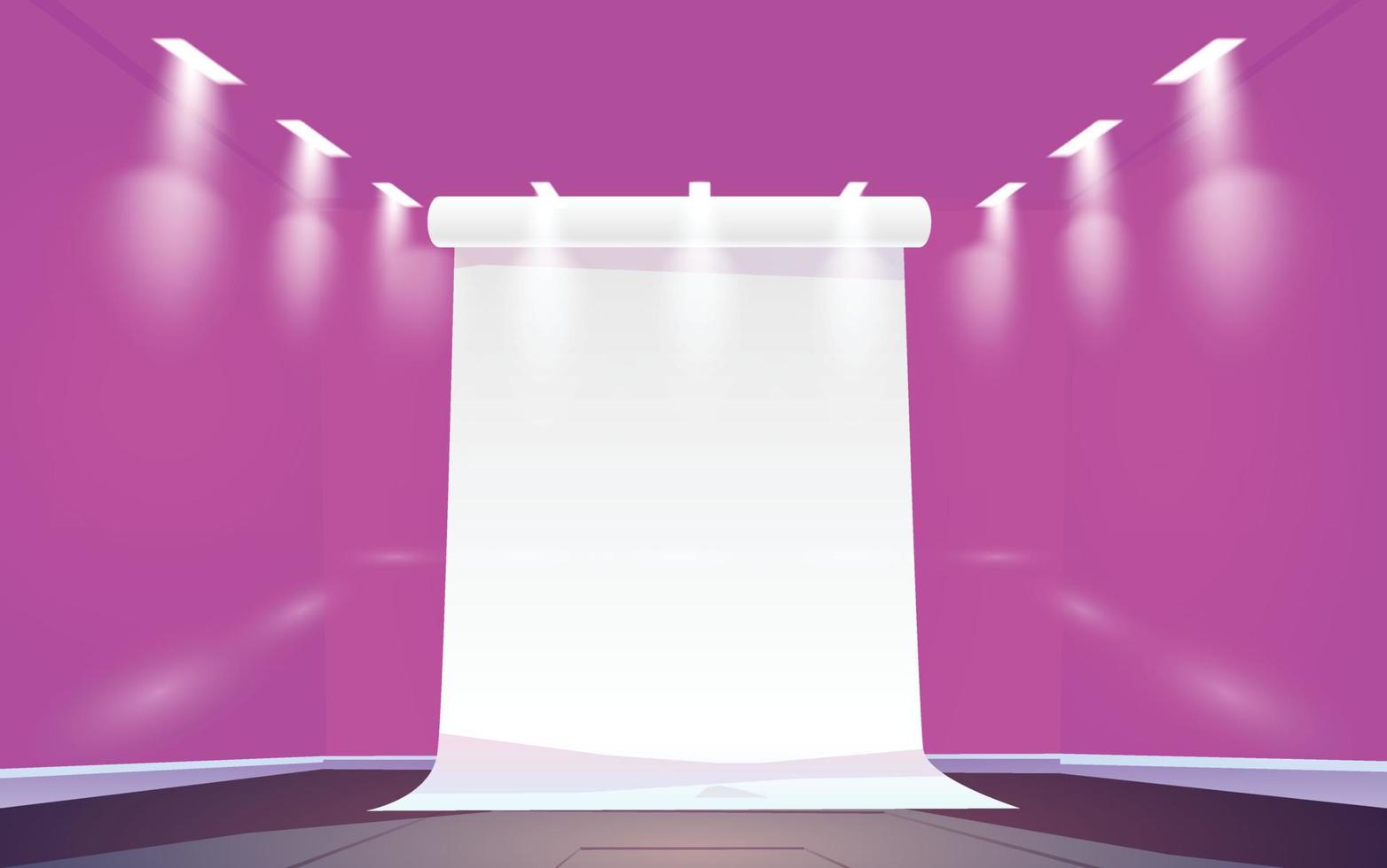 pink studio background high quality vector