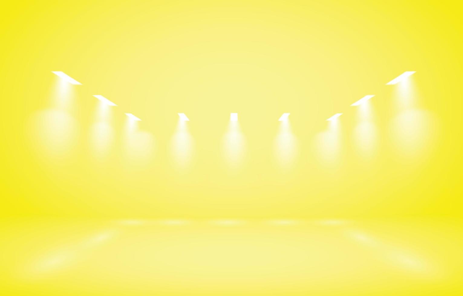 yellow studio background high quality vector