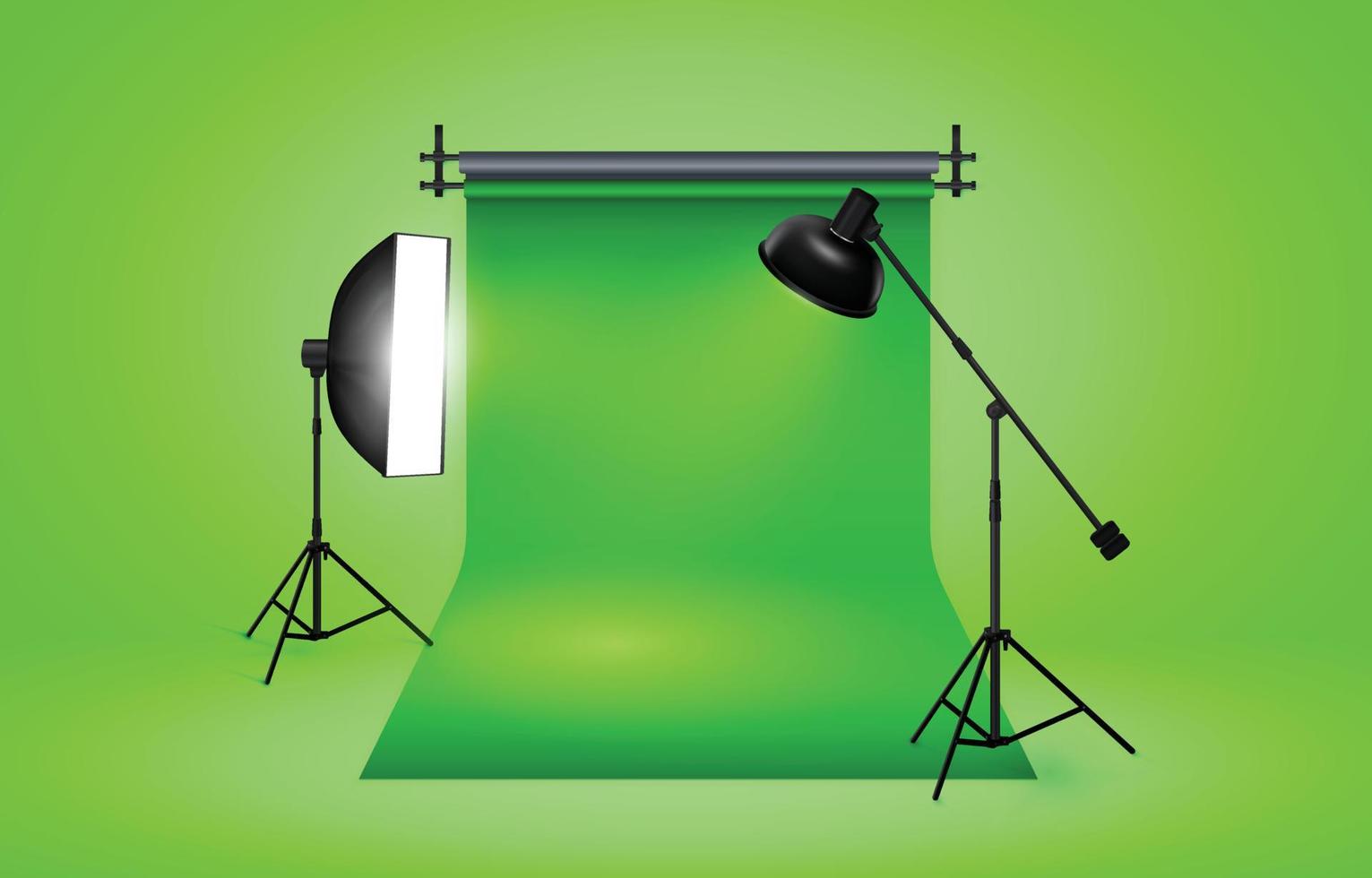 green studio background high quality vector