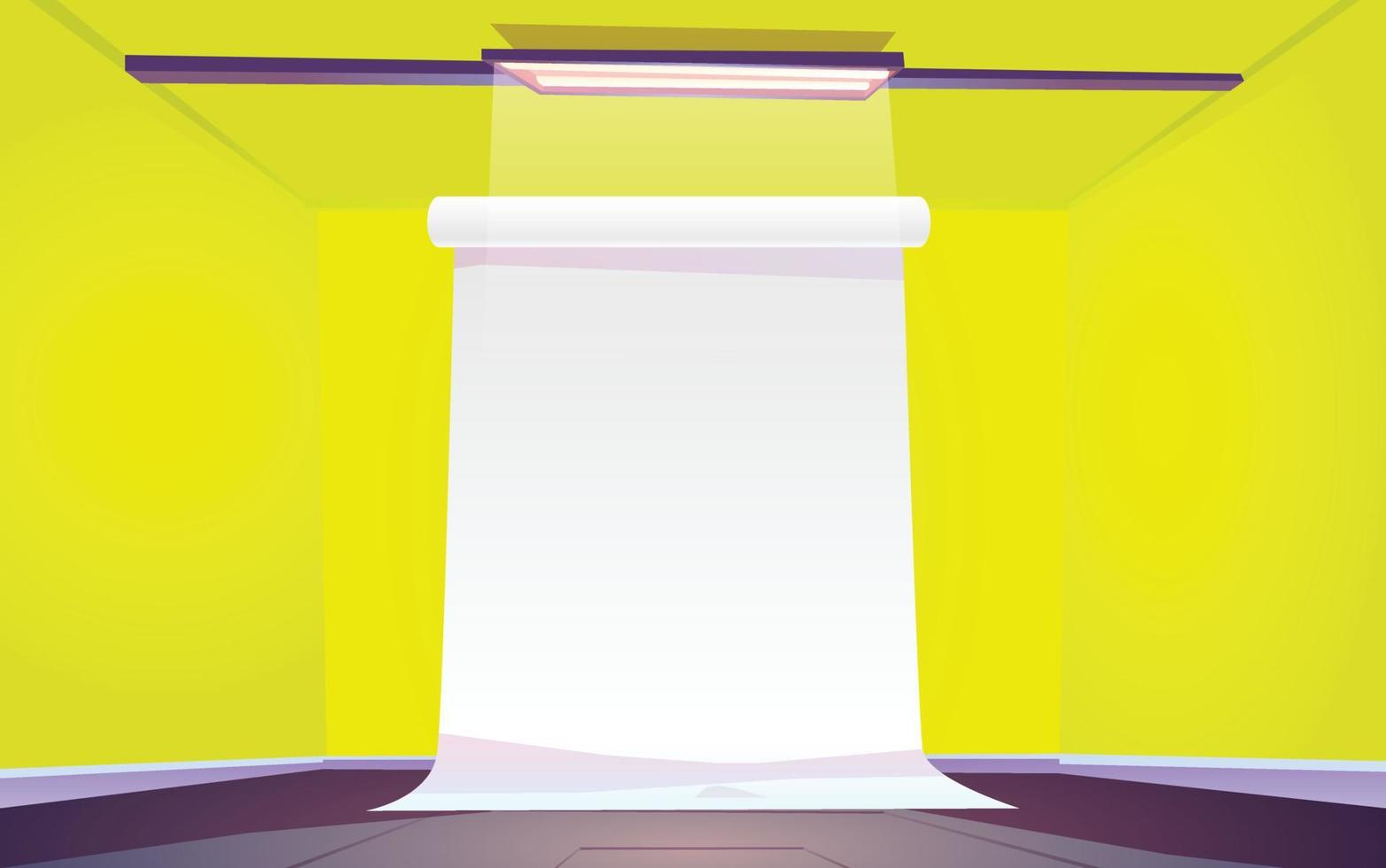 yellow studio background high quality vector