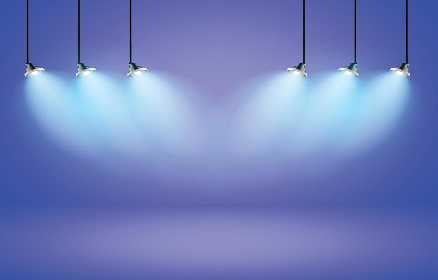 blue studio background high quality vector