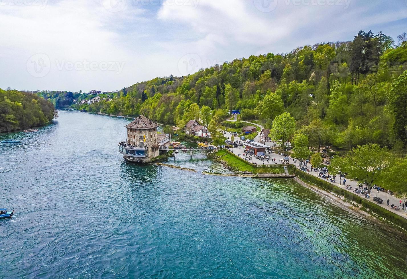 Landscape at Neuhausen am Rheinfall, Switzerland photo