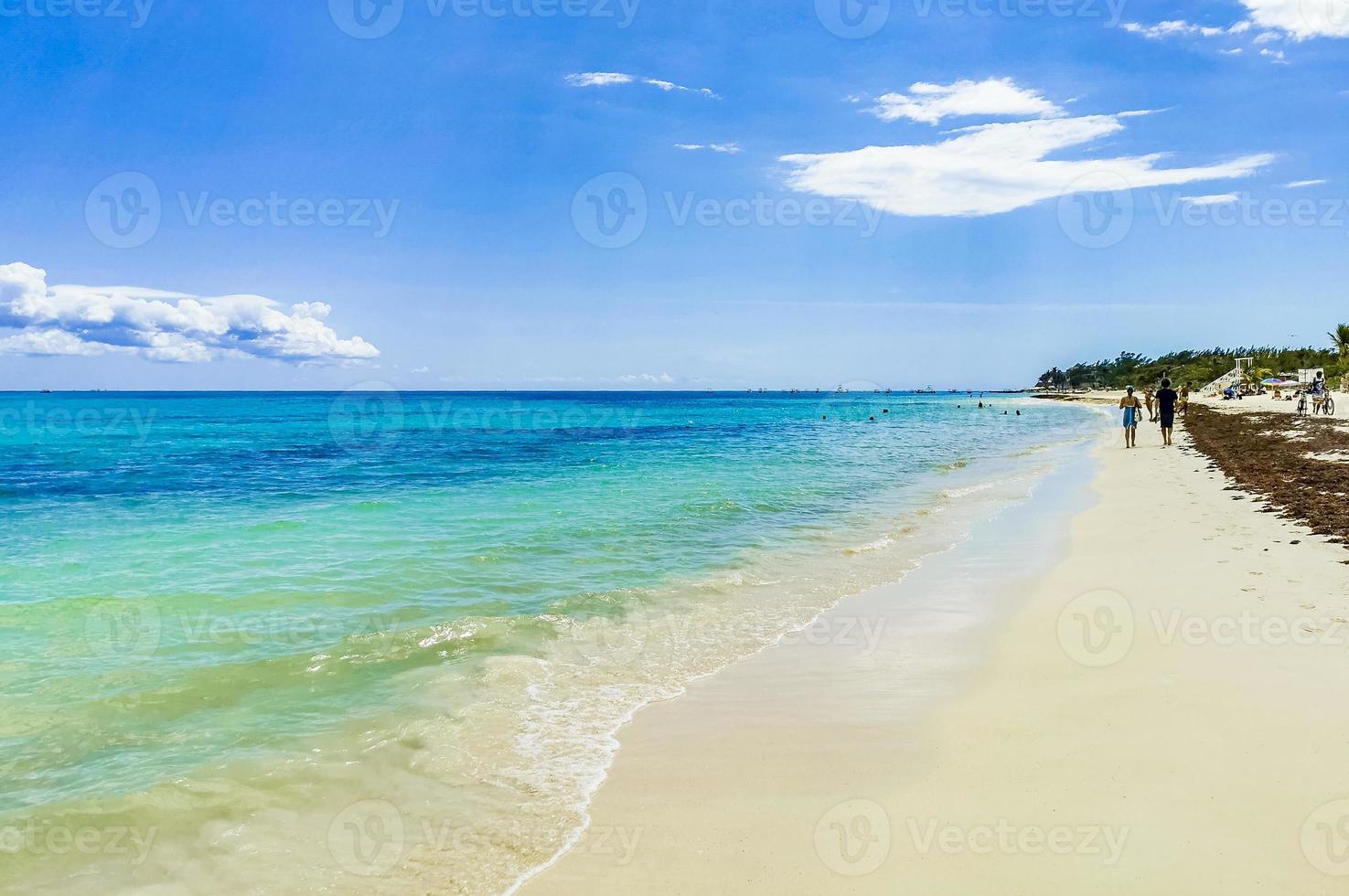 Tropical beach 88 Punta Esmeralda at Playa del Carmen, Mexico photo