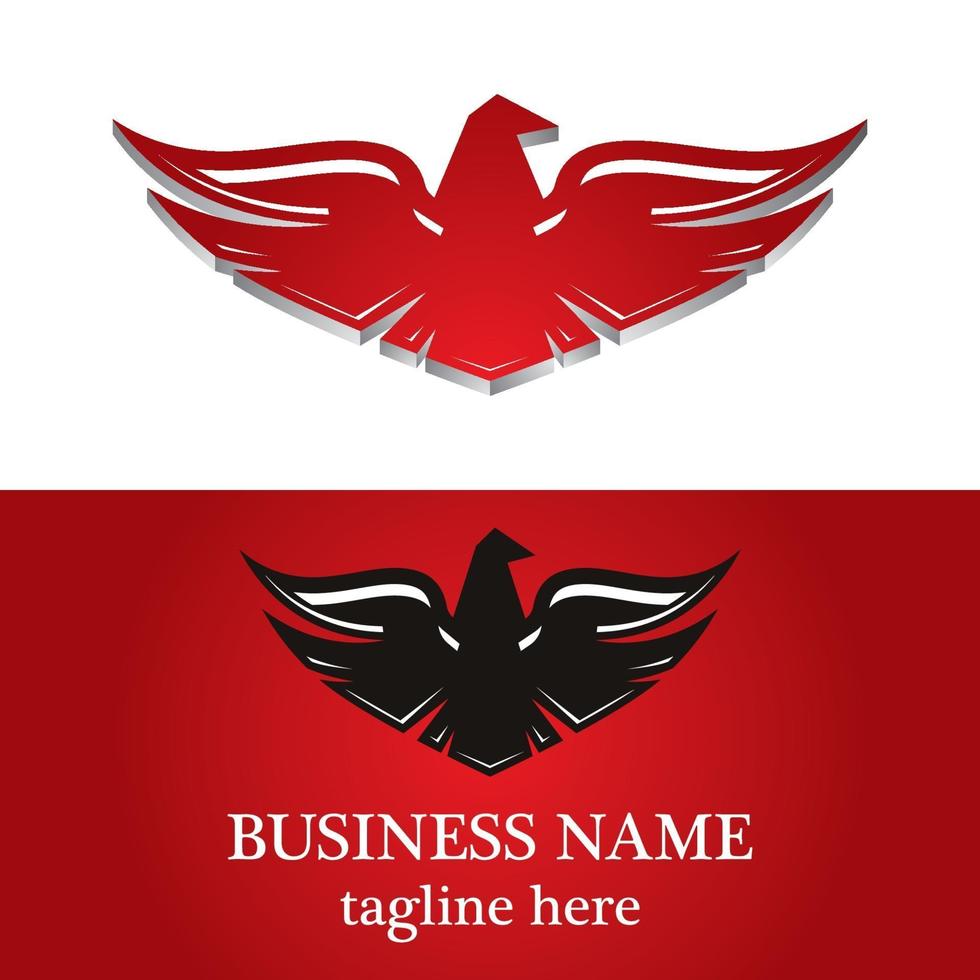diseño de icono de vector de plantilla de logotipo de águila