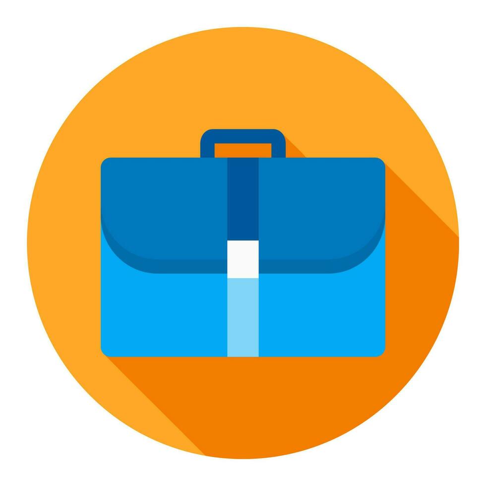 Briefcase Business Flat Icon Modern Style vector