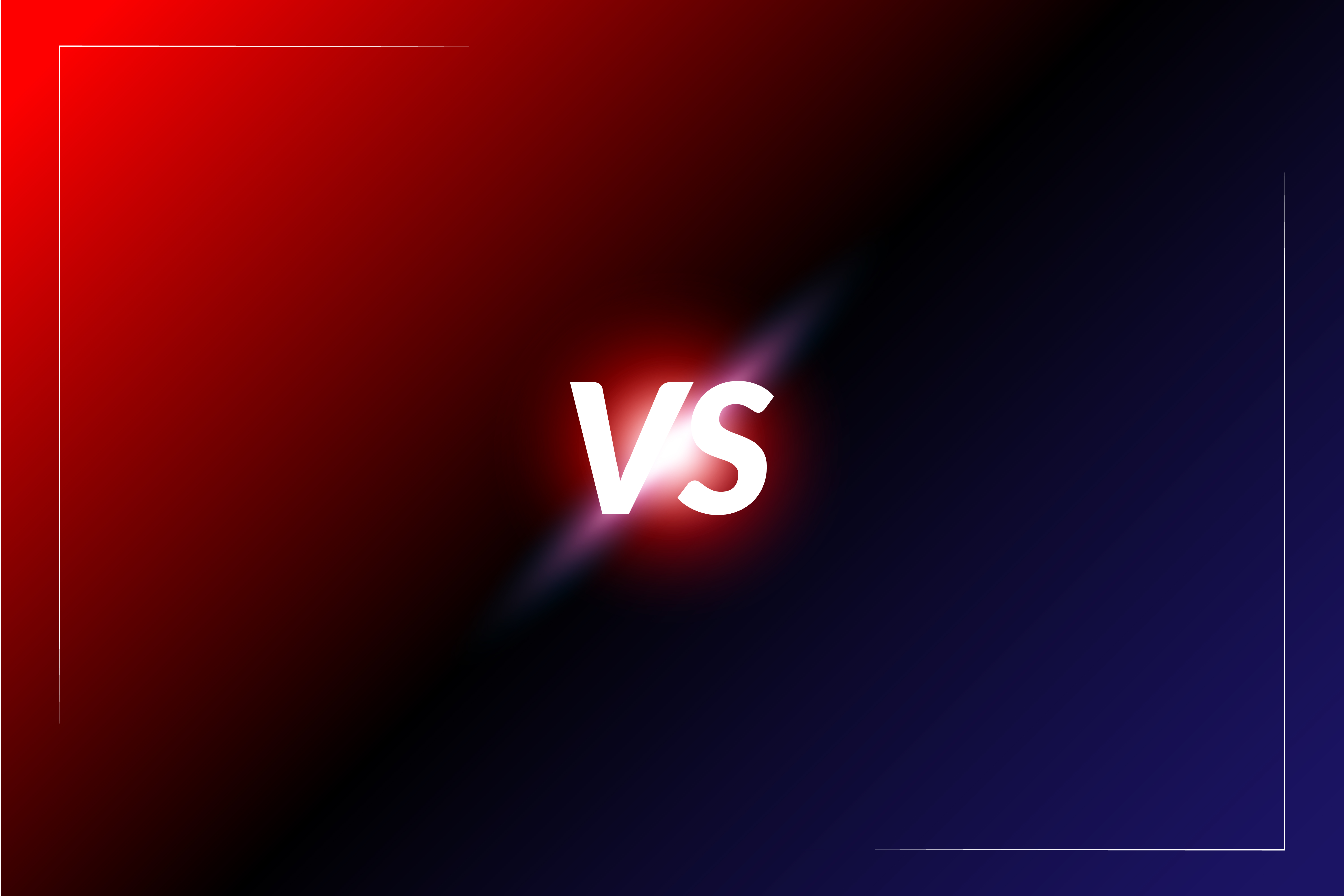 Free Vector  Versus vs battle screen red and blue background