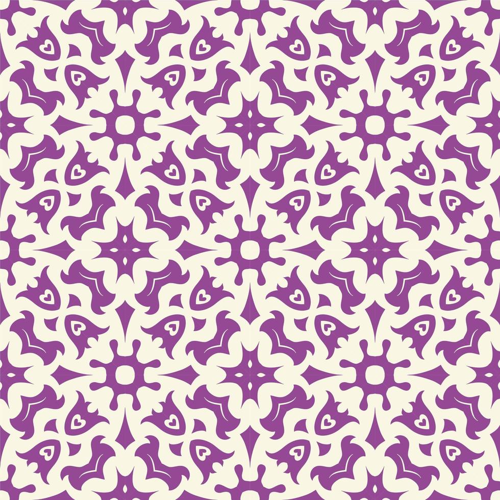 Fondo de ornamento de patrón de dos colores de lujo. étnico sin costuras listo para imprimir vector