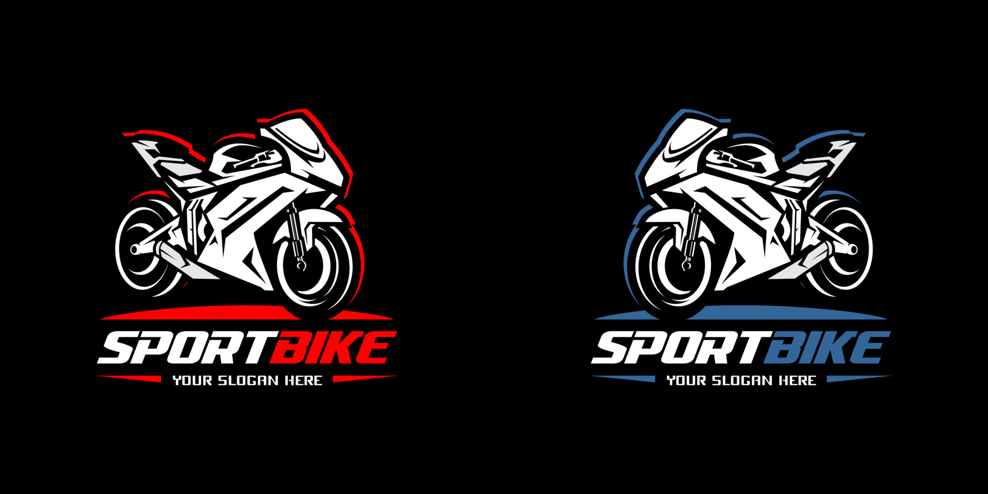 sport motorcycle vector