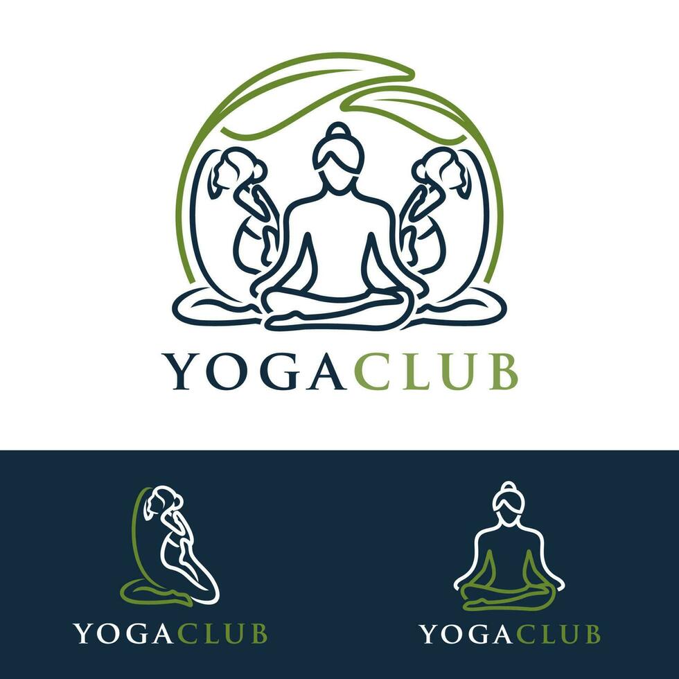 yoga logo vector