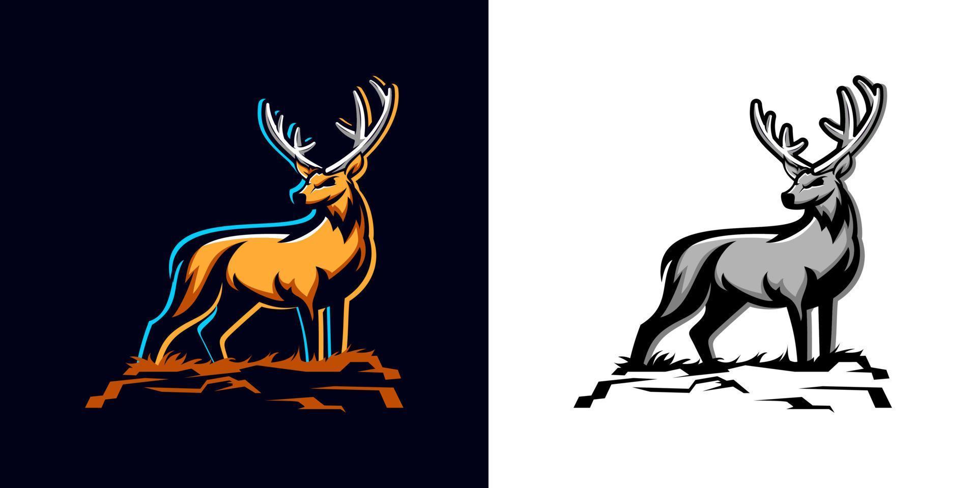 deer logo vector