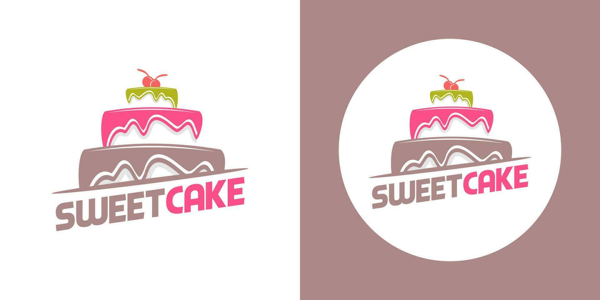 cake logo vector