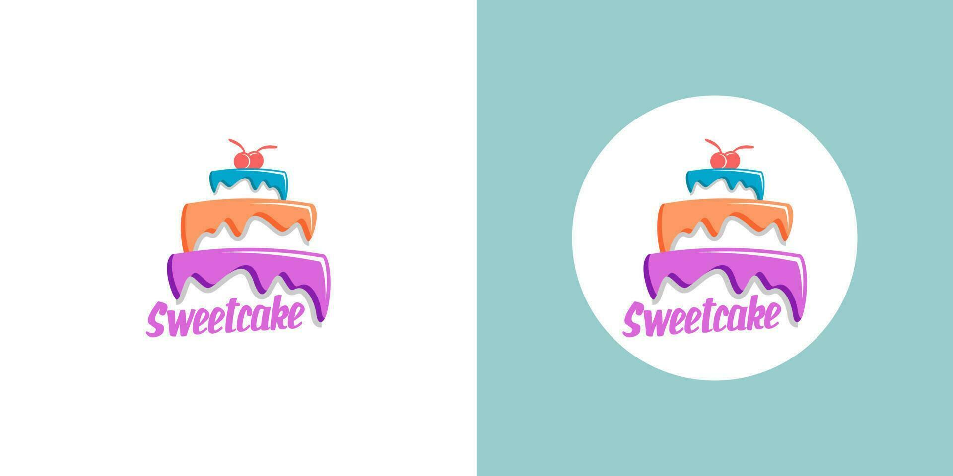 cake logo vector