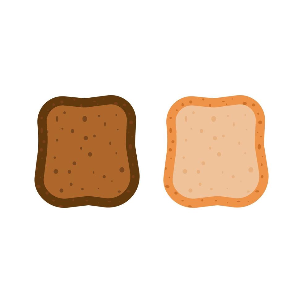 Bread icon. Vector illustration in flat design