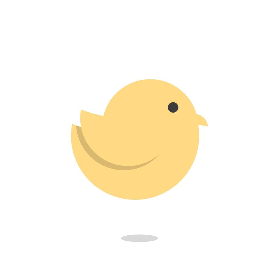 Bird icon. Vector illustration in flat design