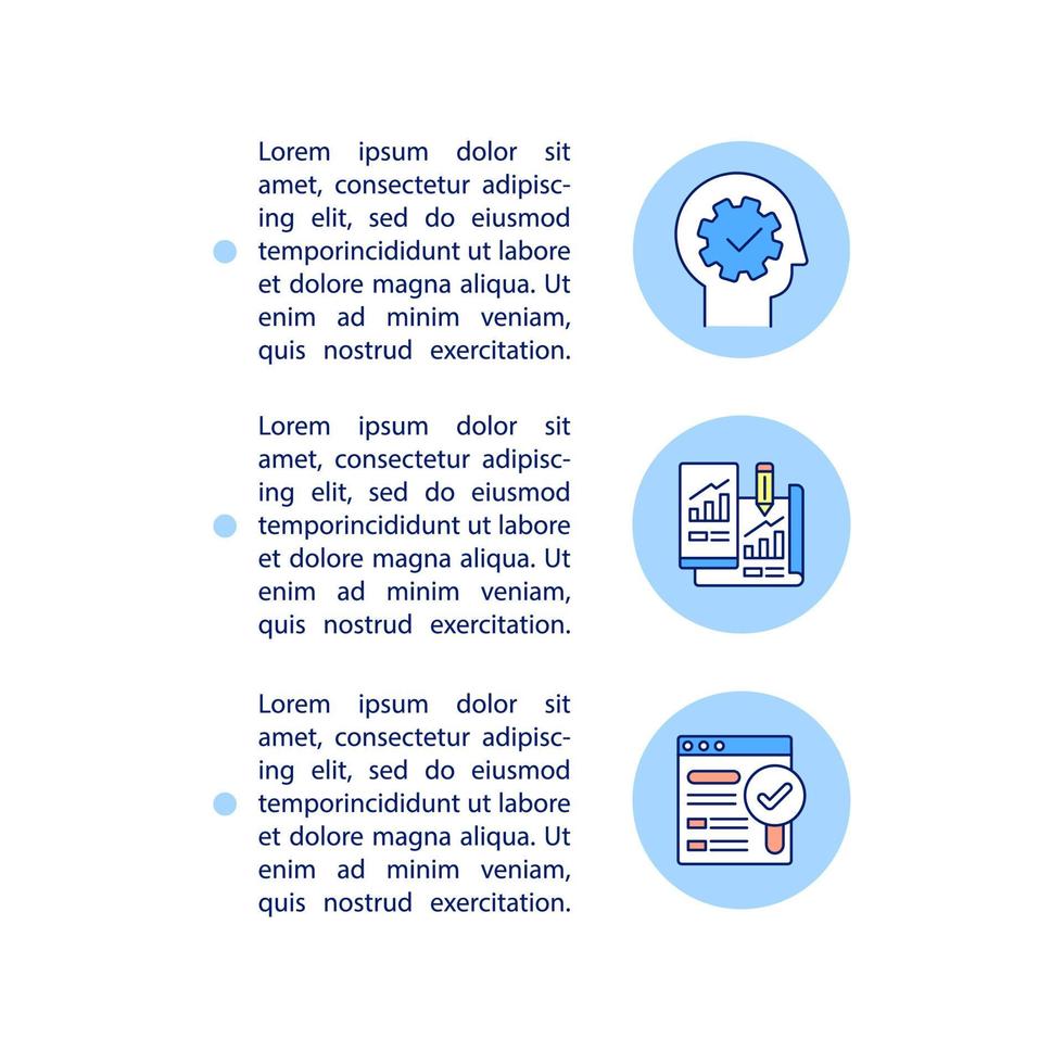 UX basics concept line icons with text vector