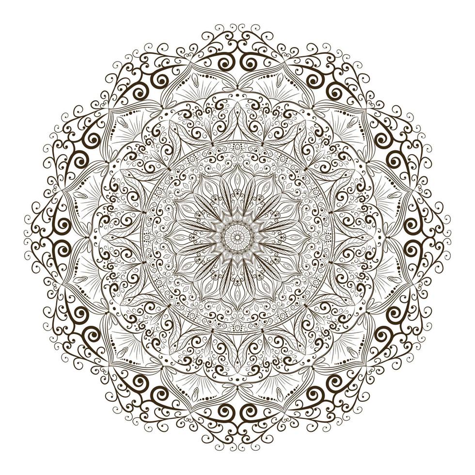 mandala design creative concept sketch vector