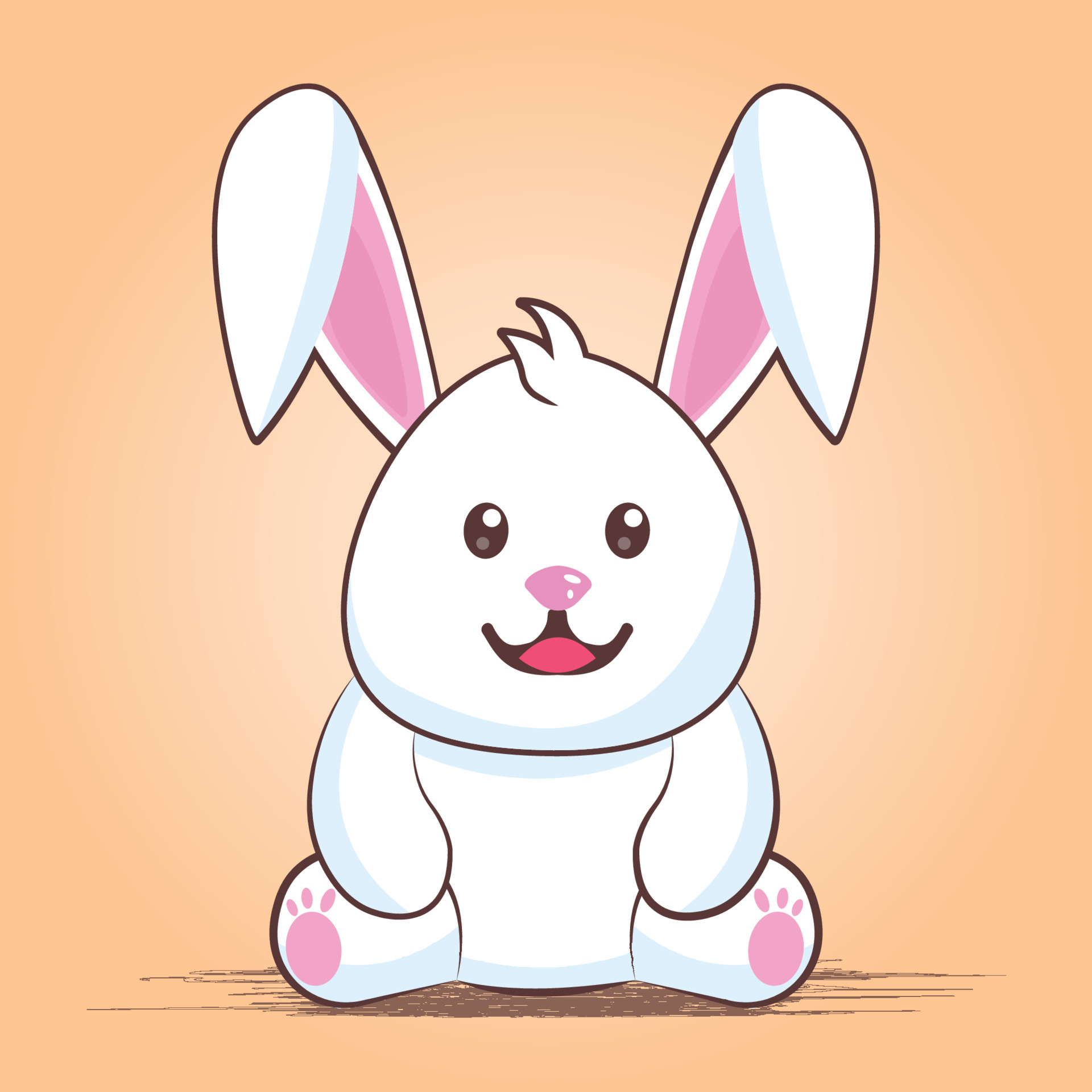 cute baby bunny cartoon 3530970 Vector Art at Vecteezy