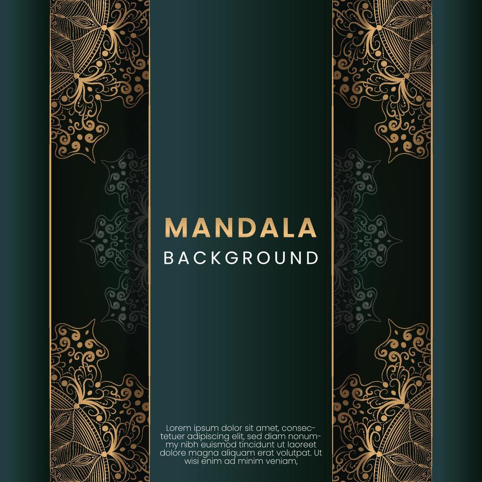 luxury mandala background vector
