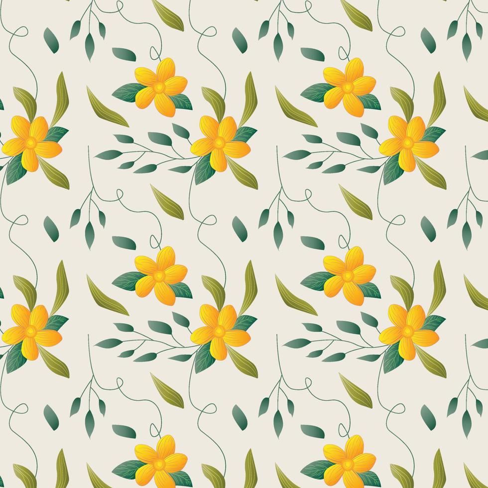 seamless pattern floral vector