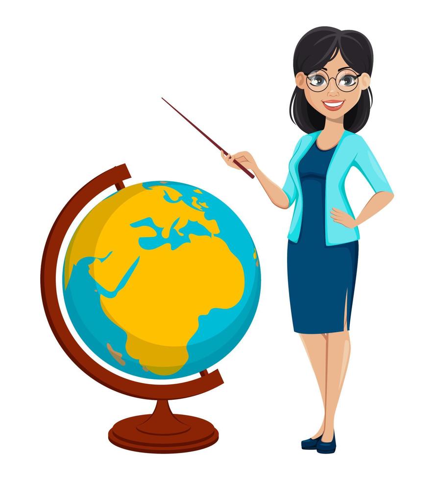 De vuelta a la escuela. personaje de dibujos animados de mujer maestra 3531325 Vector en Vecteezy De vuelta a la escuela. personaje de dibujos animados de mujer maestra 3531325 Vector en Vecteezy