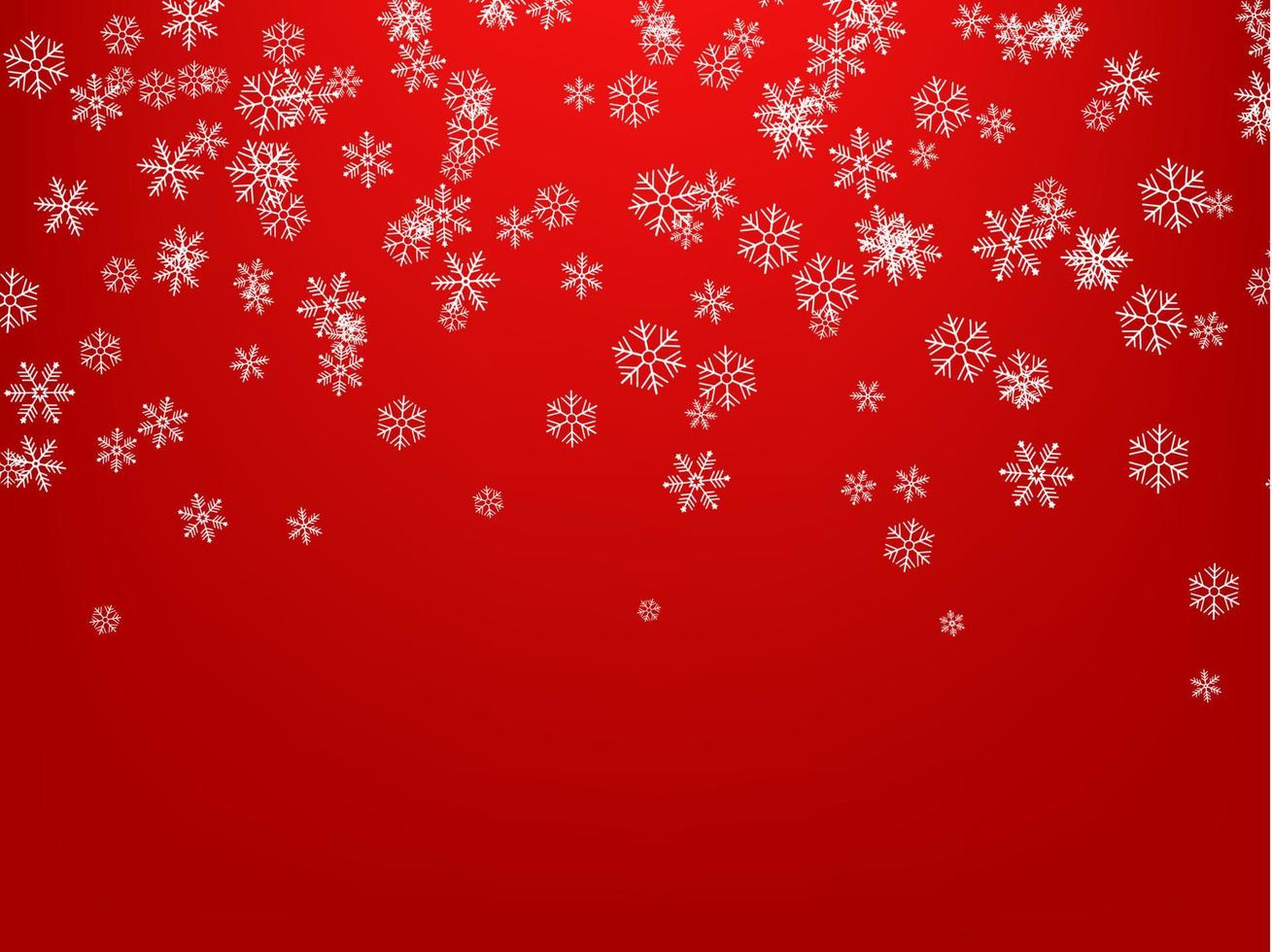 Snowflakes falling from the sky vector