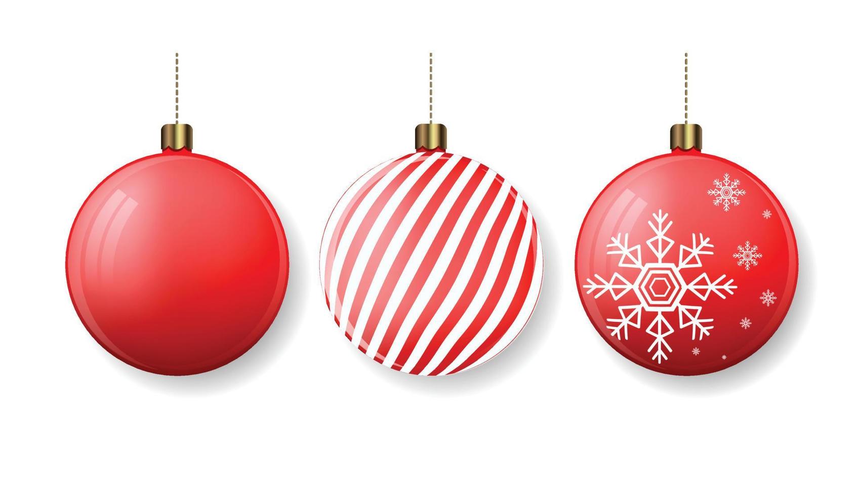 Christmas tree decorations. Happy New Year vector