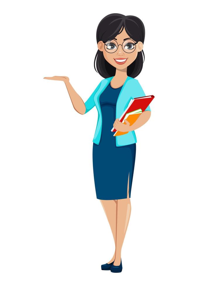 De vuelta a la escuela. personaje de dibujos animados de mujer maestra 3531454 Vector en Vecteezy De vuelta a la escuela. personaje de dibujos animados de mujer maestra 3531454 Vector en Vecteezy