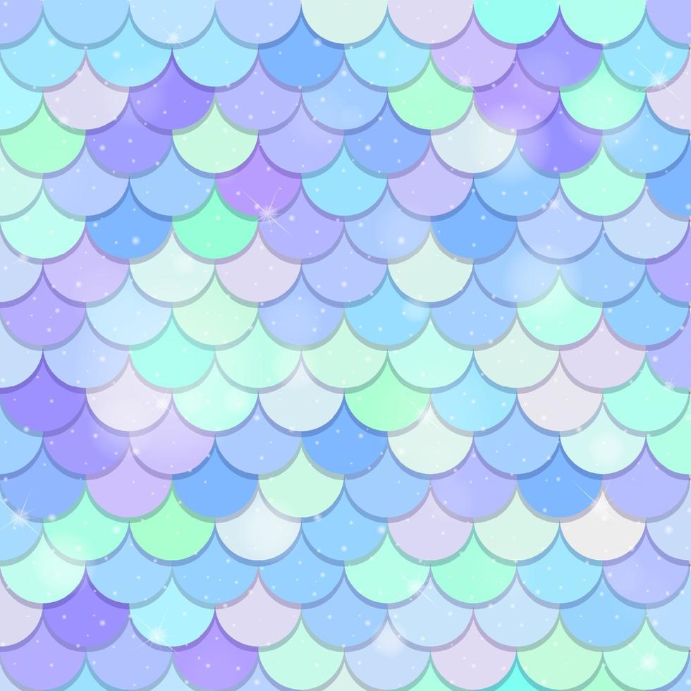 Fish scale seamless pattern background vector