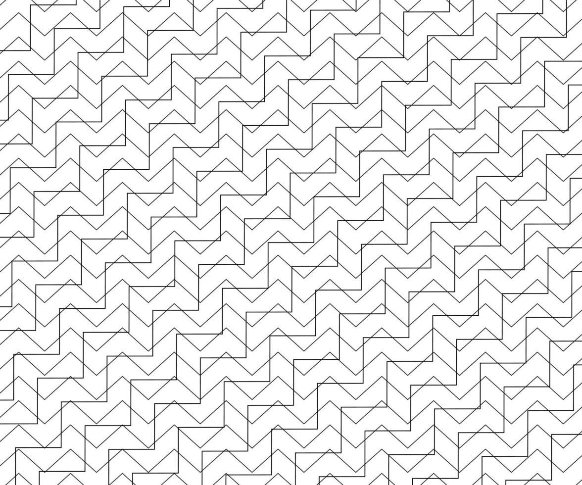 Wave, zigzag lines pattern. Wavy line vector illustration