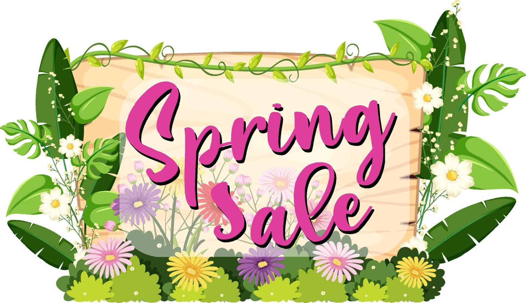 Spring sale banner template 3532281 Vector Art at Vecteezy
