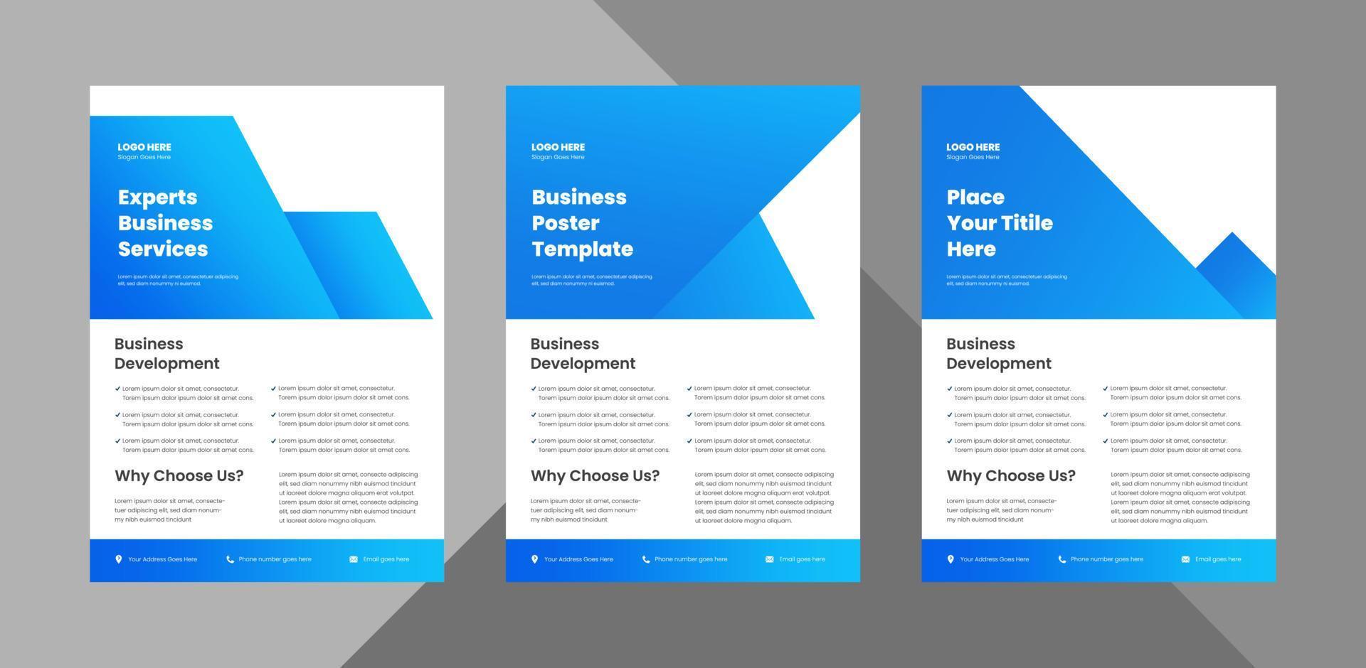 flyer design templates. business corporate flyer design ideas. poster leaflet brochure design ideas. bundle, a4 template, brochure design, cover, flyer, poster, print-ready vector