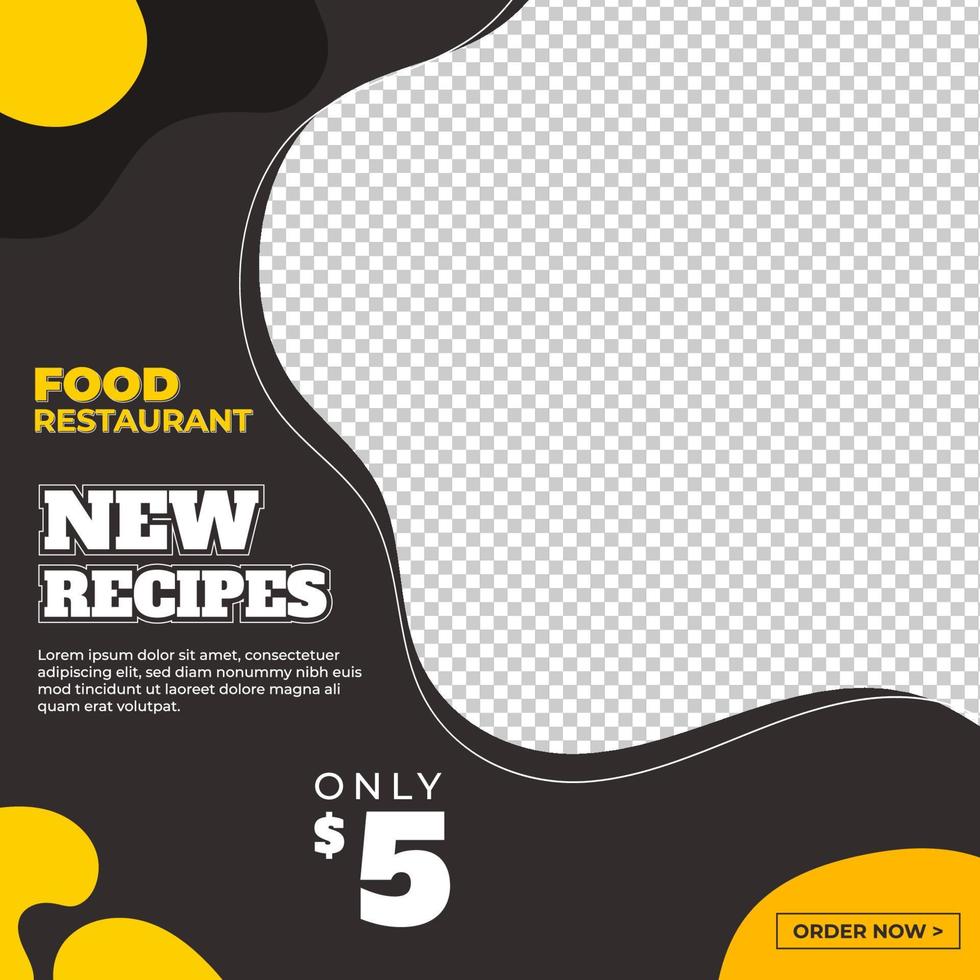 food promo design vector