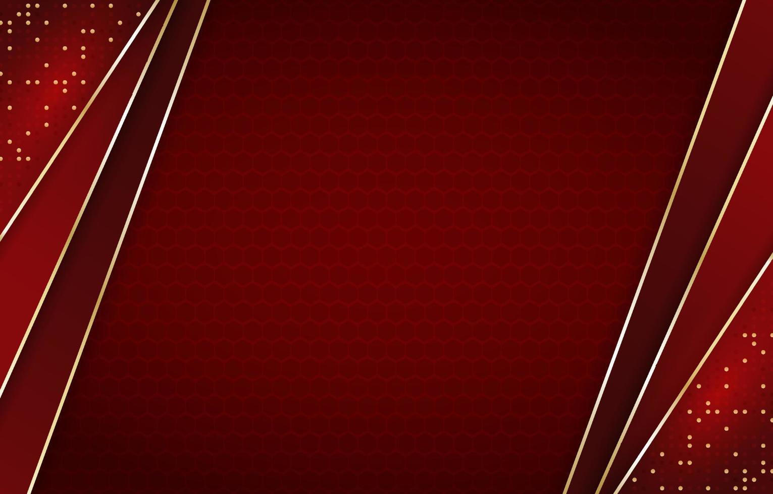 Red Gold Background vector