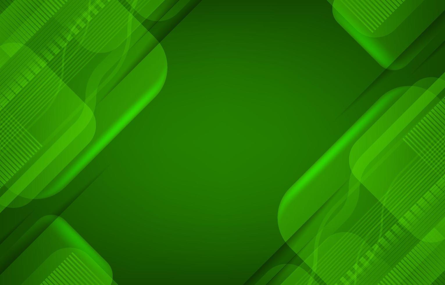 fondo verde moderno vector