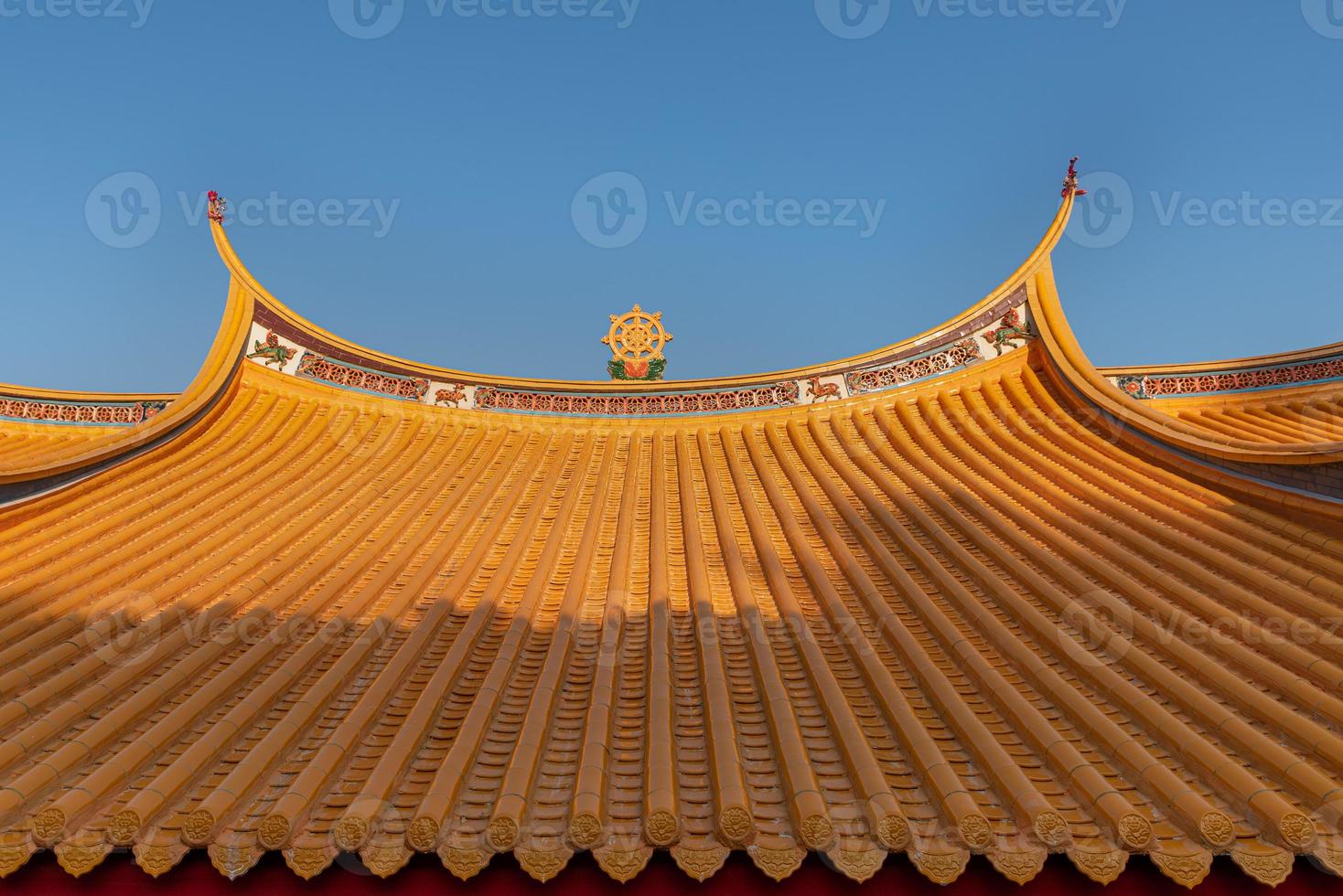 Eaves and corners of traditional Chinese Buddhist Architecture photo