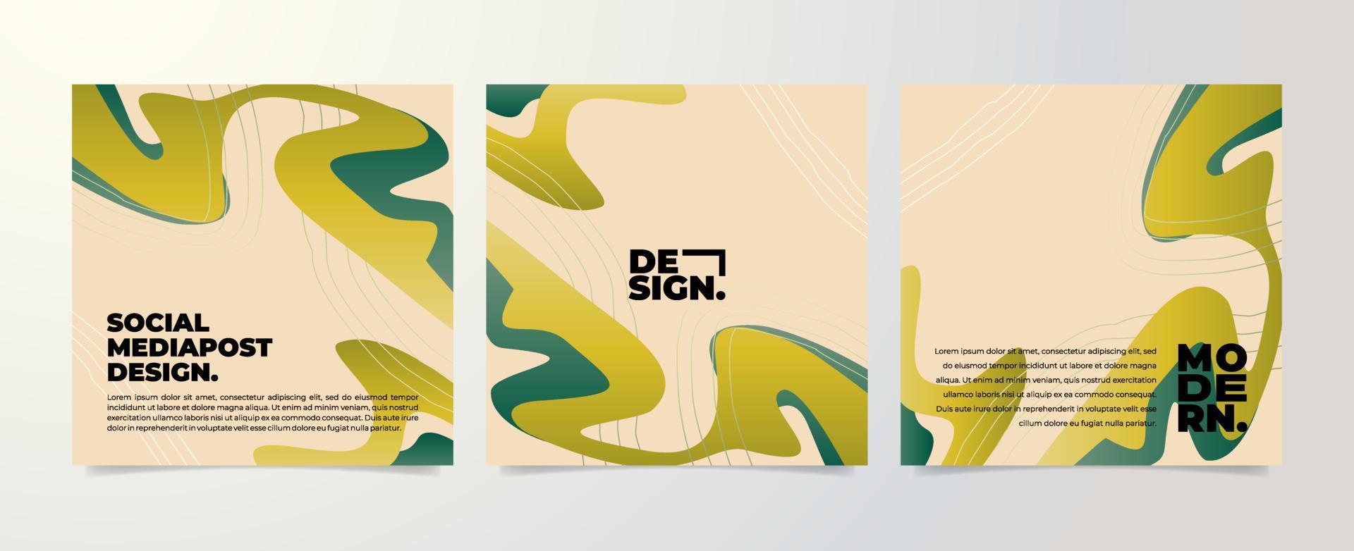 social media post design vector