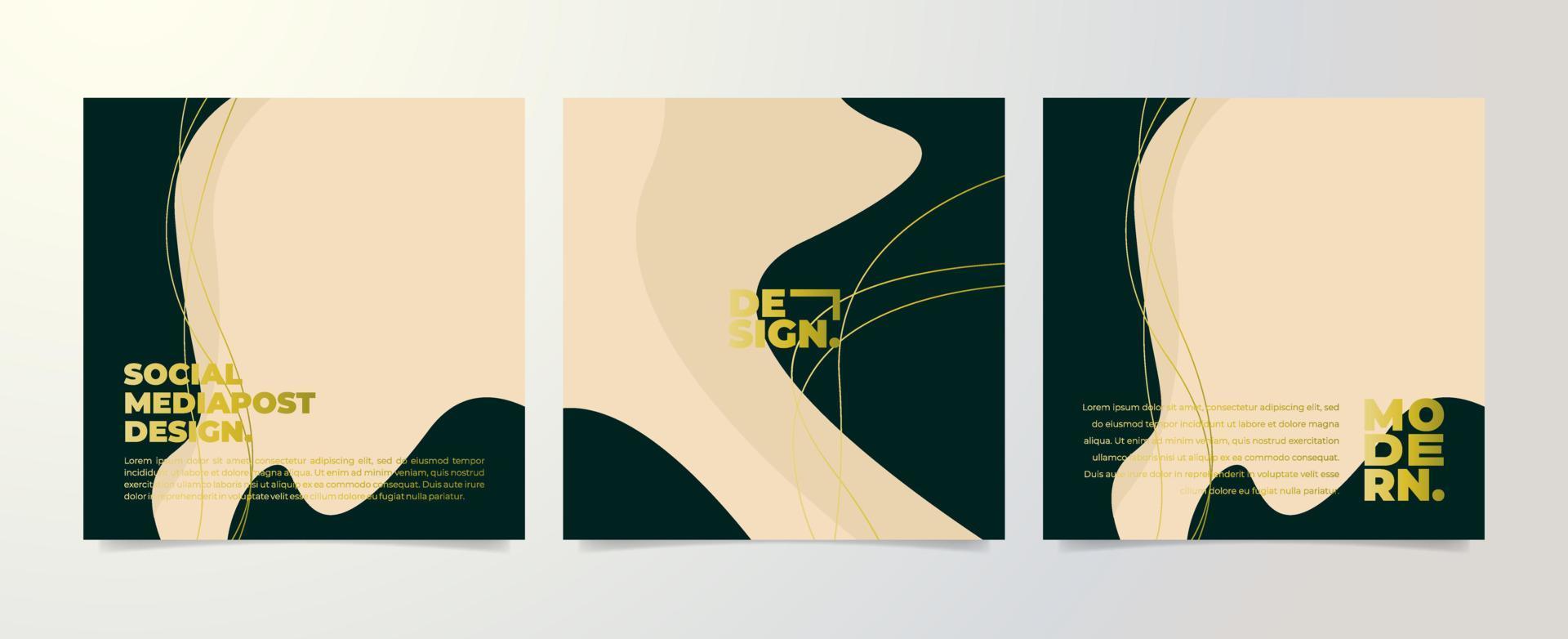 social media post design vector