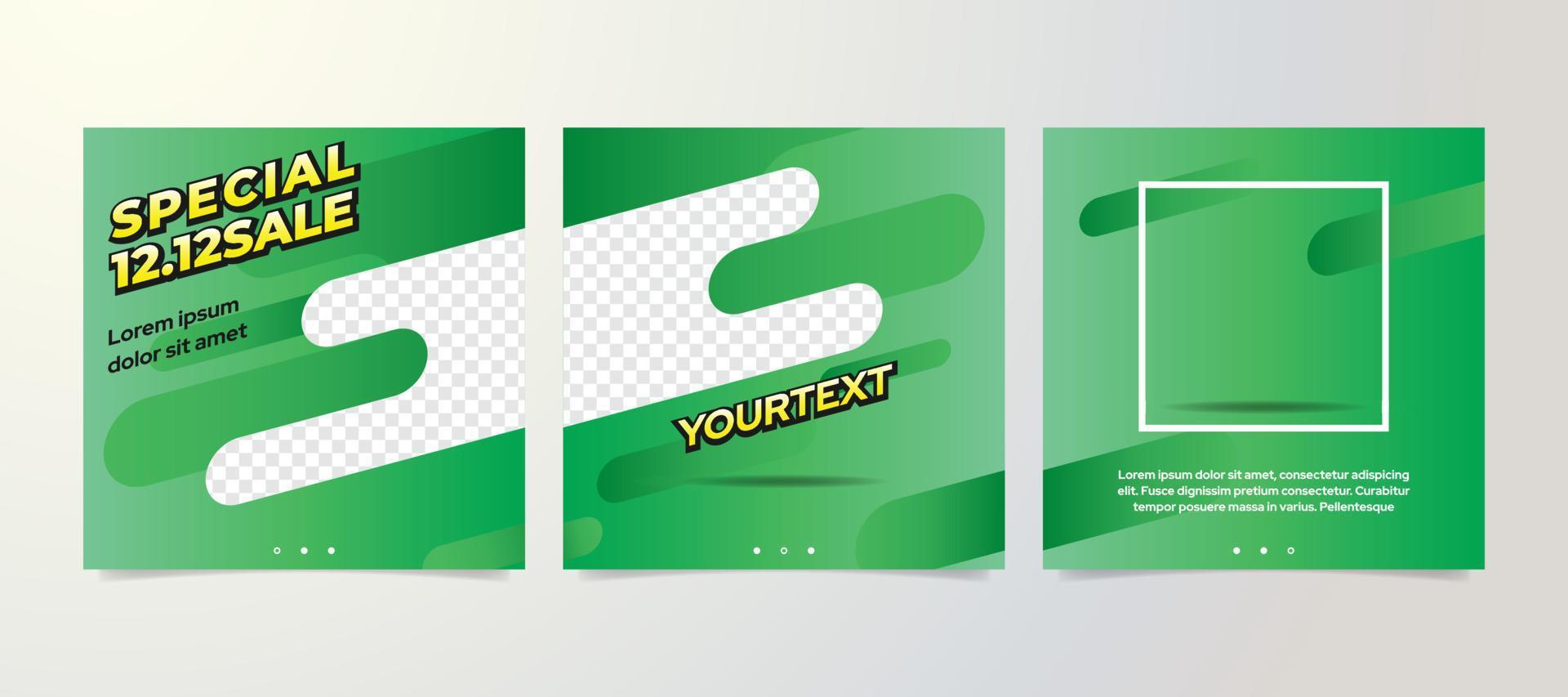 social media post design vector