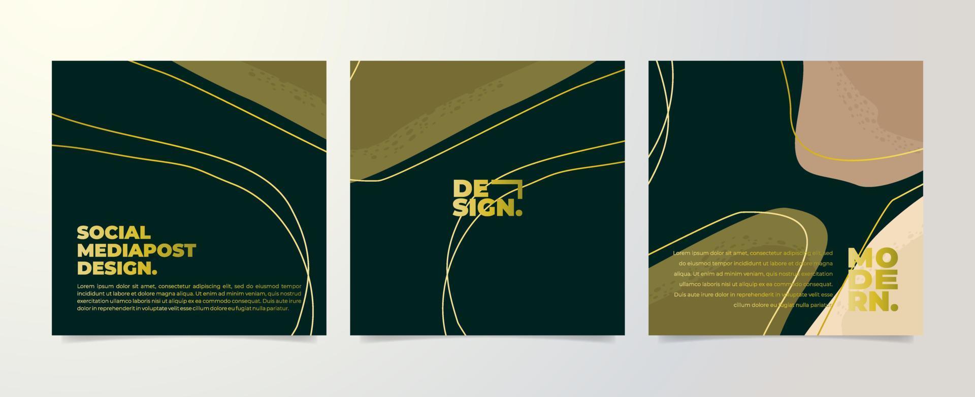 social media post design vector