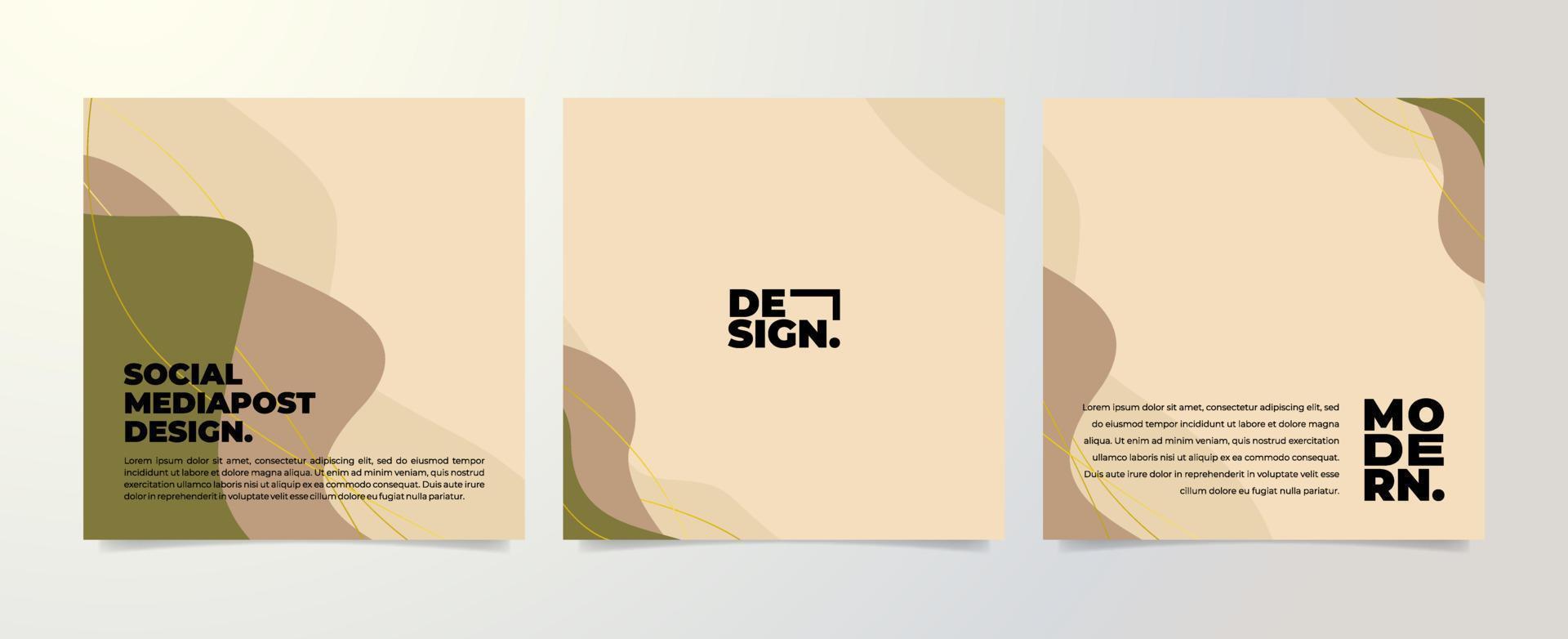 social media post design vector