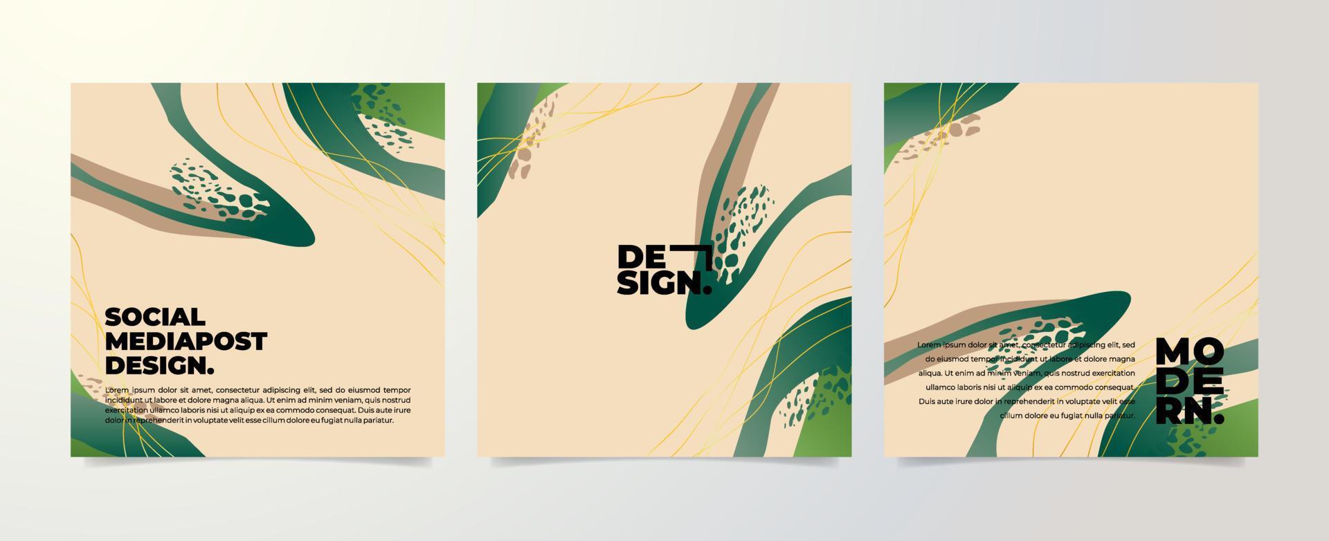 social media post design vector