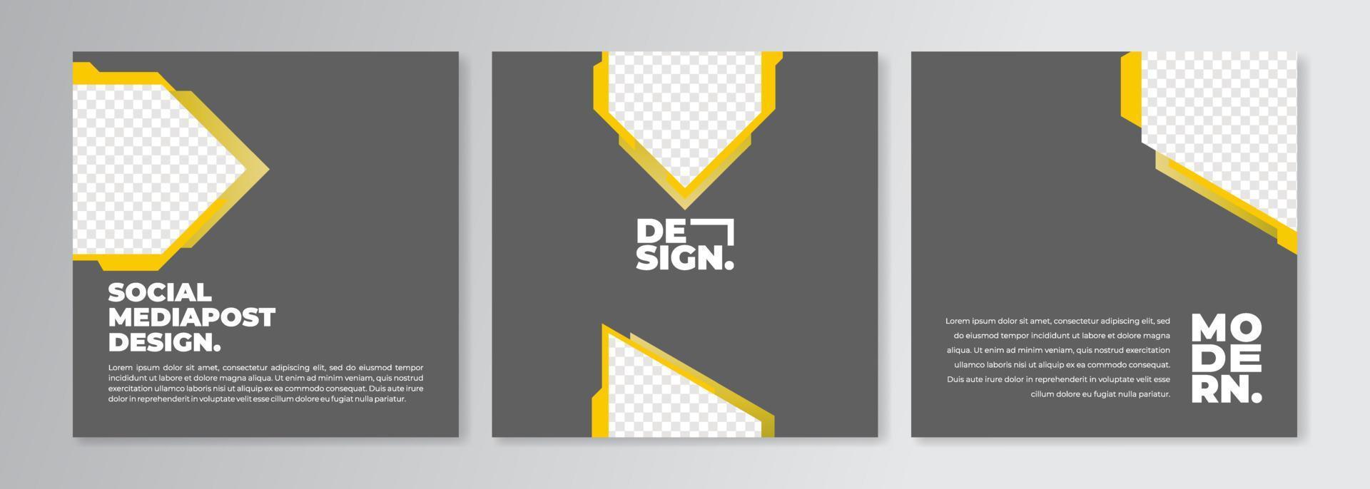 social media post design vector
