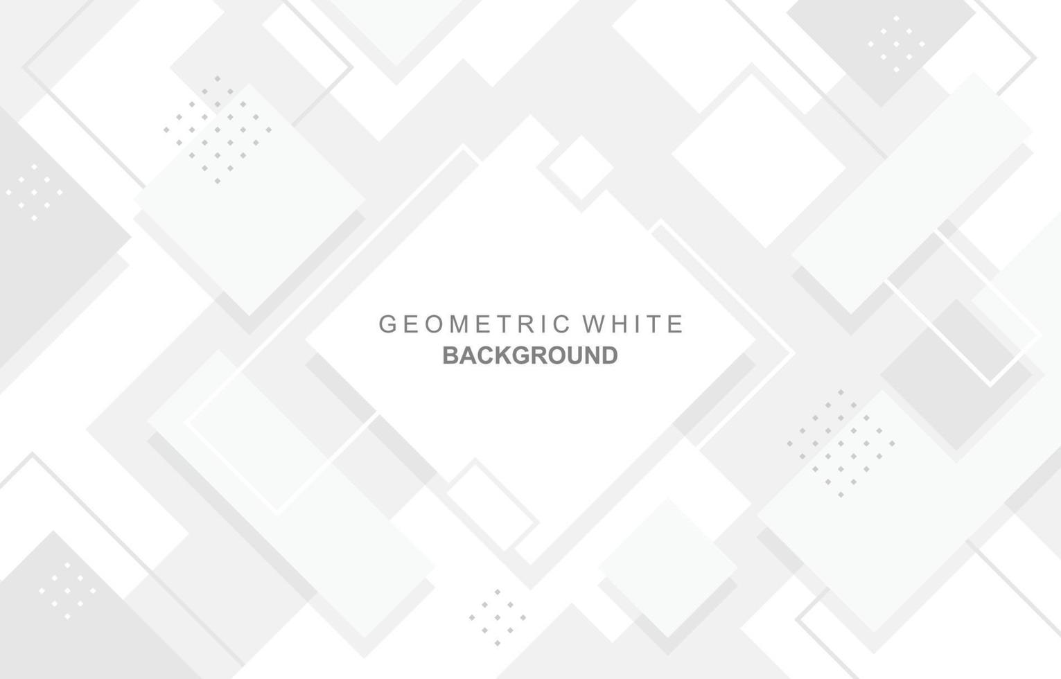 Geometric Elegant White Background vector