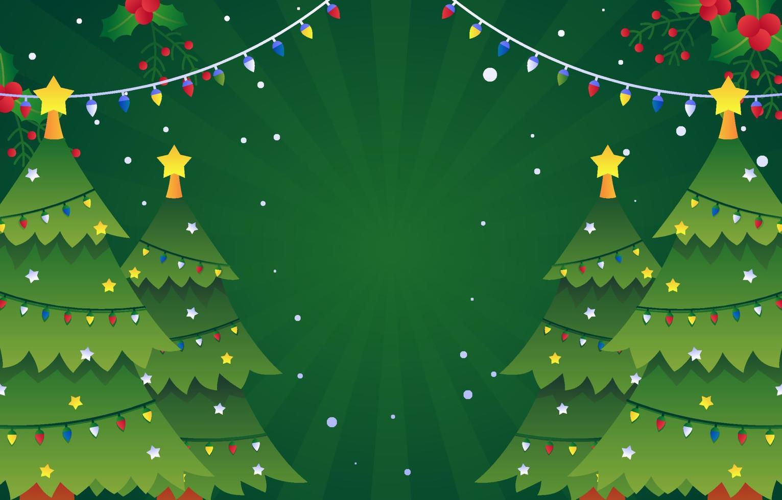 Christmas Tree Background vector