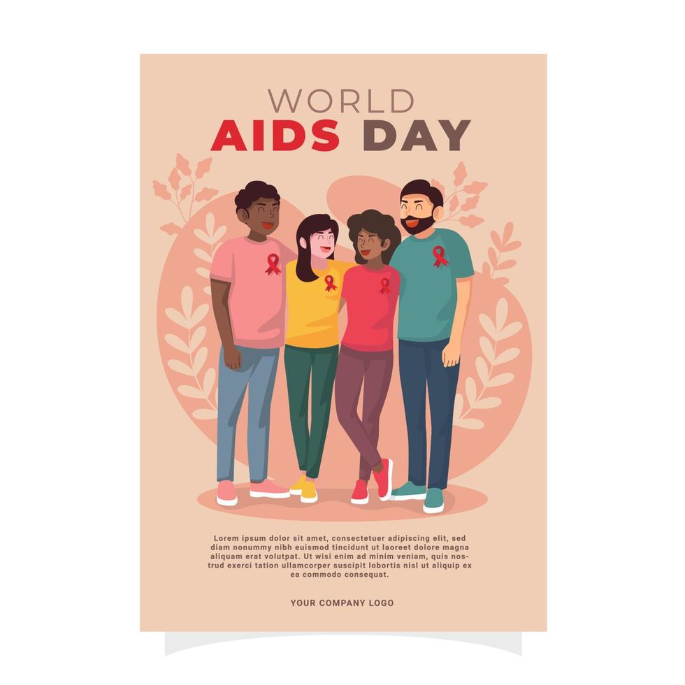 World AIDS Day Poster vector