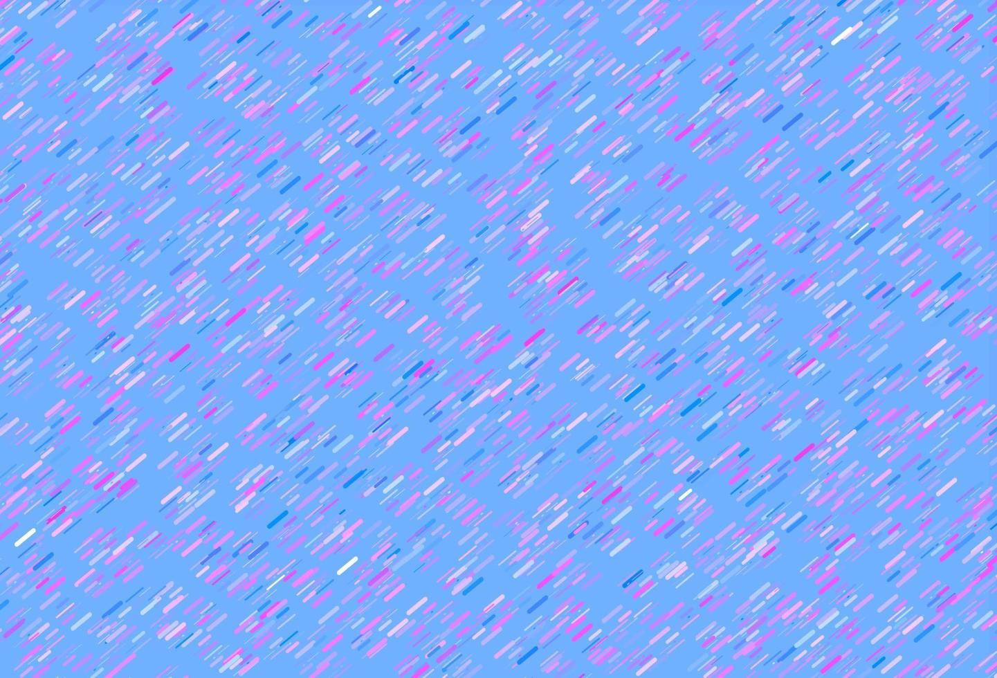 Light Pink, Blue vector template with repeated sticks.